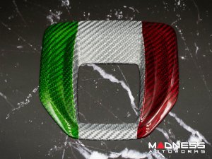 Alfa Romeo Stelvio Shift Gate Trim Panel - Carbon Fiber - Pre '20 - Italian Theme